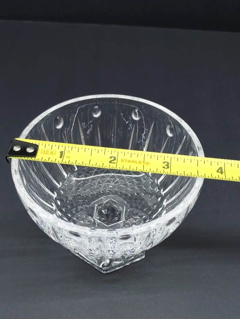 Vintage Studio Crystal Glass Dessert Bowls